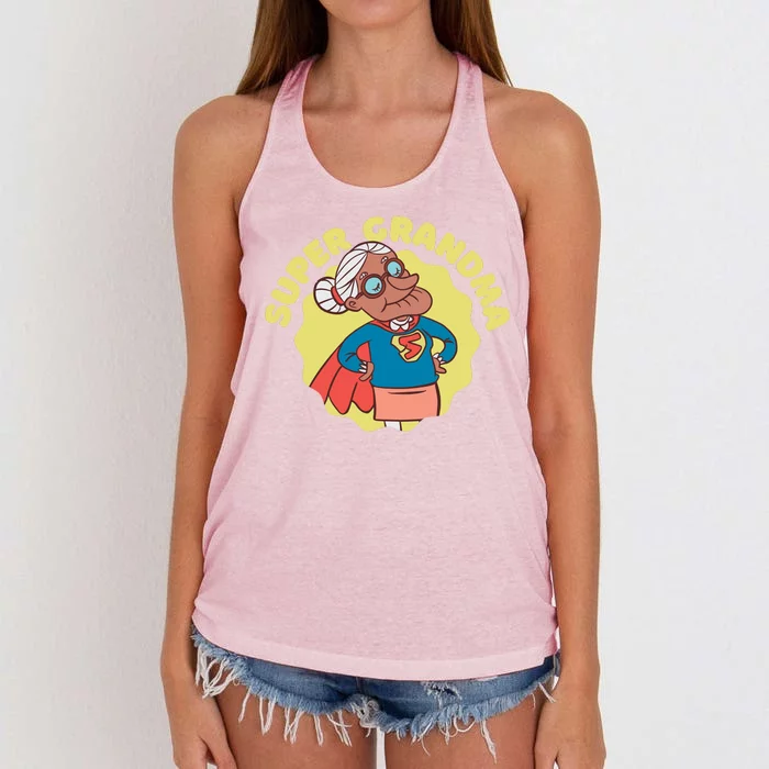 Super Grandma Women's Knotted Racerback Tank