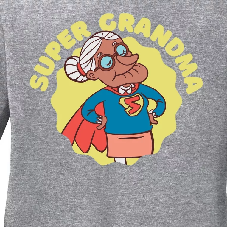 Super Grandma Ladies Long Sleeve Shirt