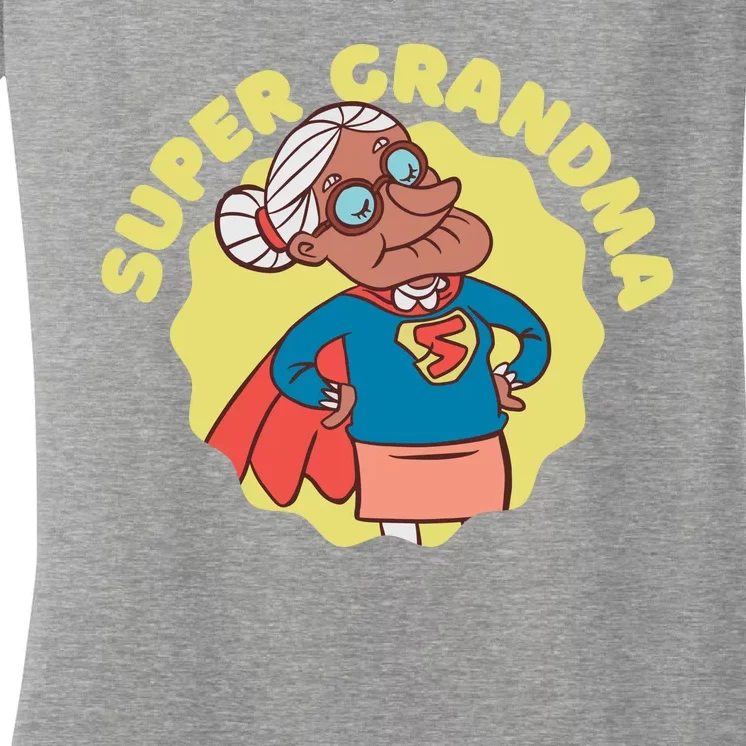 Super Grandma Women's V-Neck T-Shirt