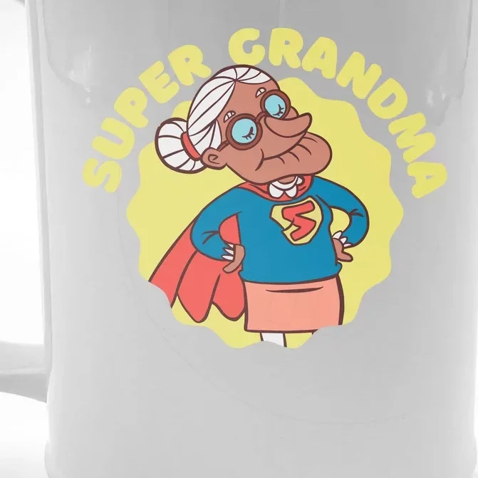 Super Grandma Front & Back Beer Stein