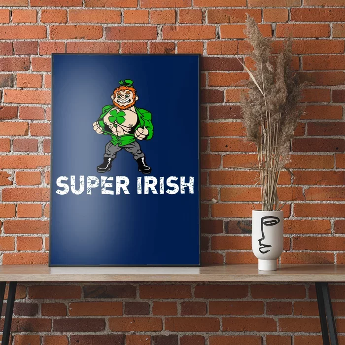 Super Irish Cloverleaf St. Patrick's Day Poster