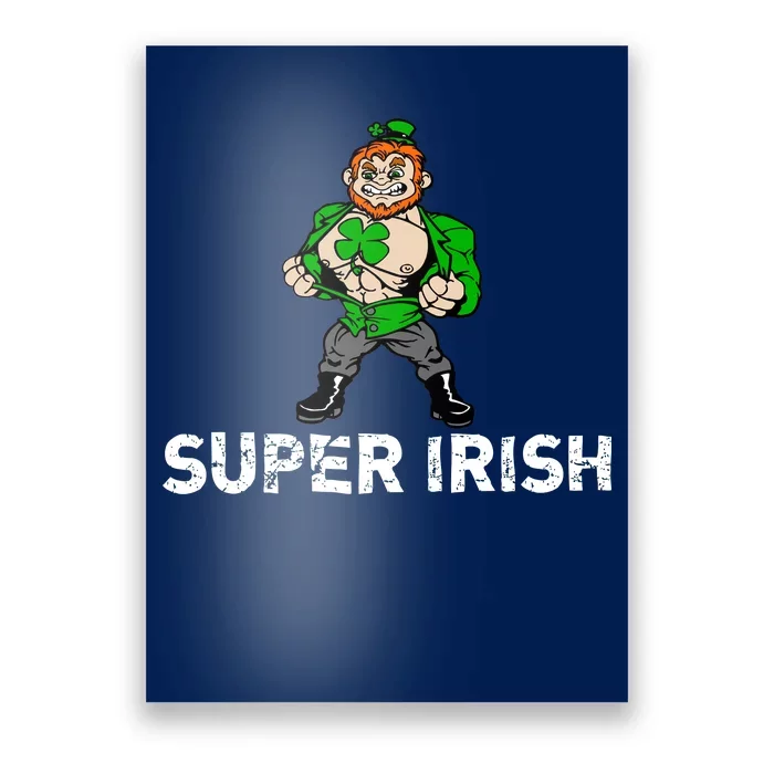 Super Irish Cloverleaf St. Patrick's Day Poster