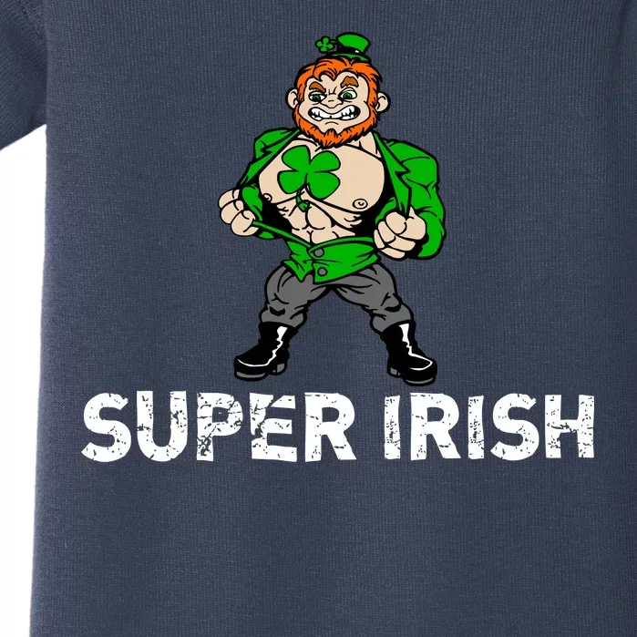 Super Irish Cloverleaf St. Patrick's Day Baby Bodysuit