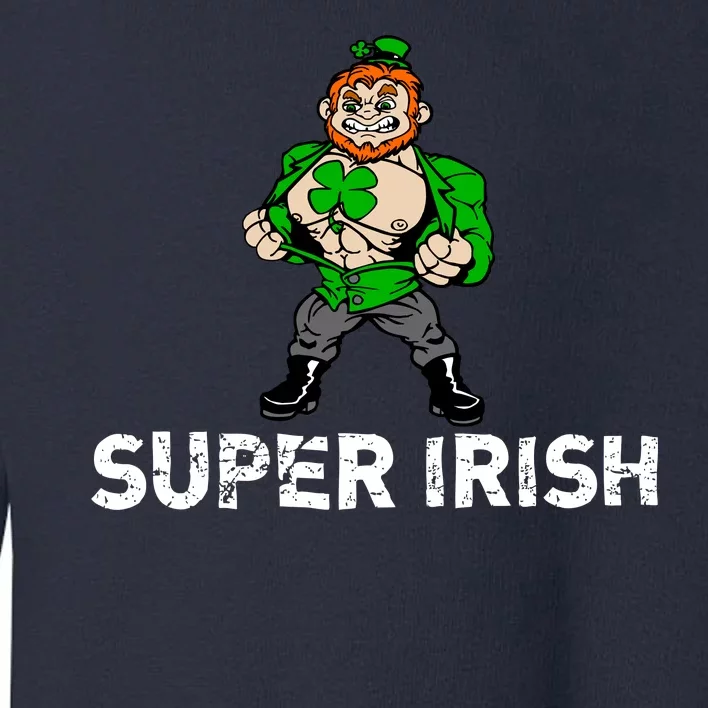 Super Irish Cloverleaf St. Patrick's Day Toddler Sweatshirt