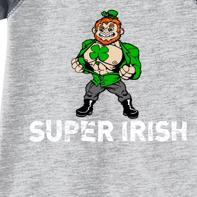 Super Irish Cloverleaf St. Patrick's Day Infant Baby Jersey Bodysuit