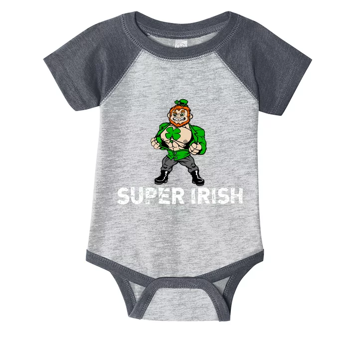 Super Irish Cloverleaf St. Patrick's Day Infant Baby Jersey Bodysuit