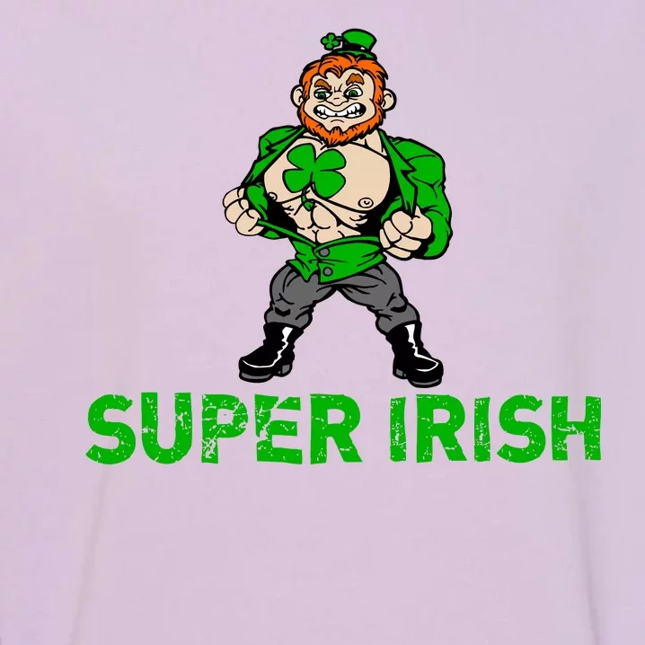 Super Irish Cloverleaf St. Patrick's Day Garment-Dyed Sweatshirt