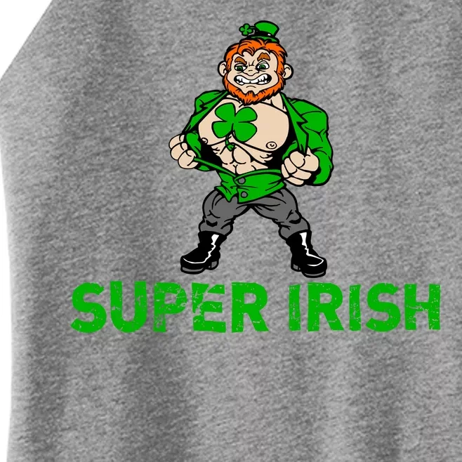 Super Irish Cloverleaf St. Patrick's Day Women’s Perfect Tri Rocker Tank