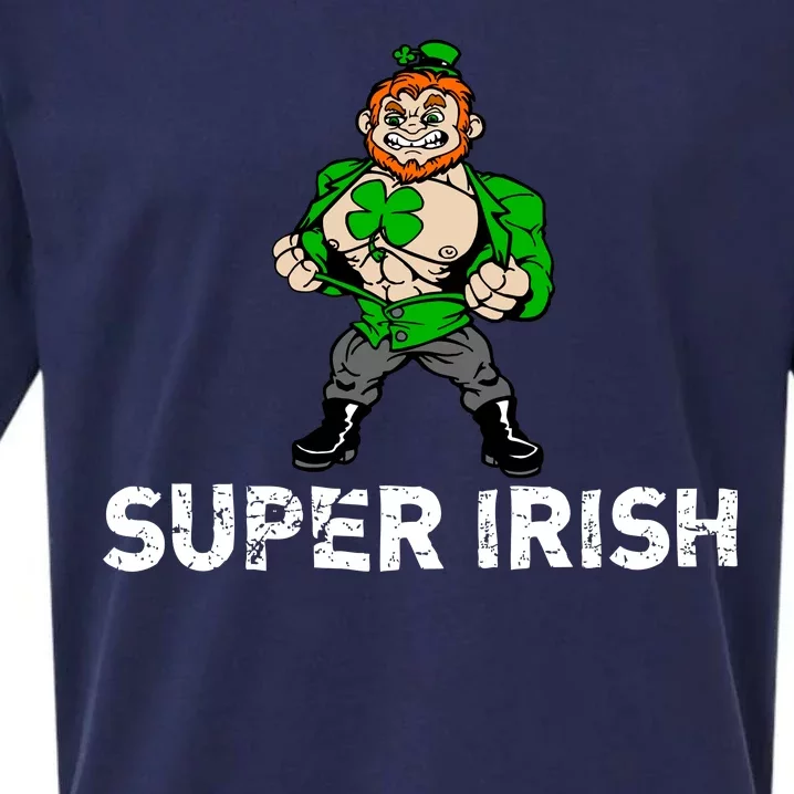 Super Irish Cloverleaf St. Patrick's Day Sueded Cloud Jersey T-Shirt