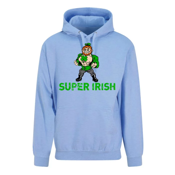 Super Irish Cloverleaf St. Patrick's Day Unisex Surf Hoodie