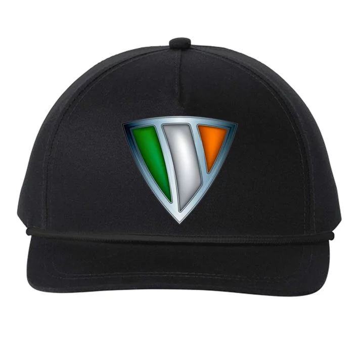 Super Irish Ireland Steel Shield Snapback Five-Panel Rope Hat