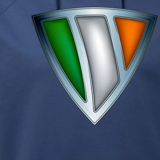 Super Irish Ireland Steel Shield Performance Fleece Hoodie