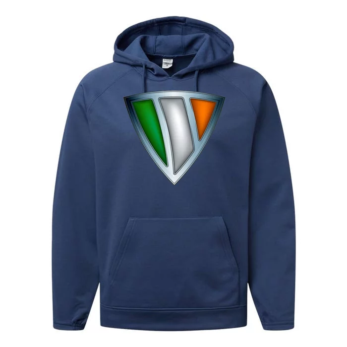 Super Irish Ireland Steel Shield Performance Fleece Hoodie