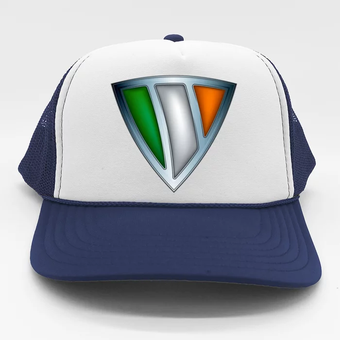 Super Irish Ireland Steel Shield Trucker Hat