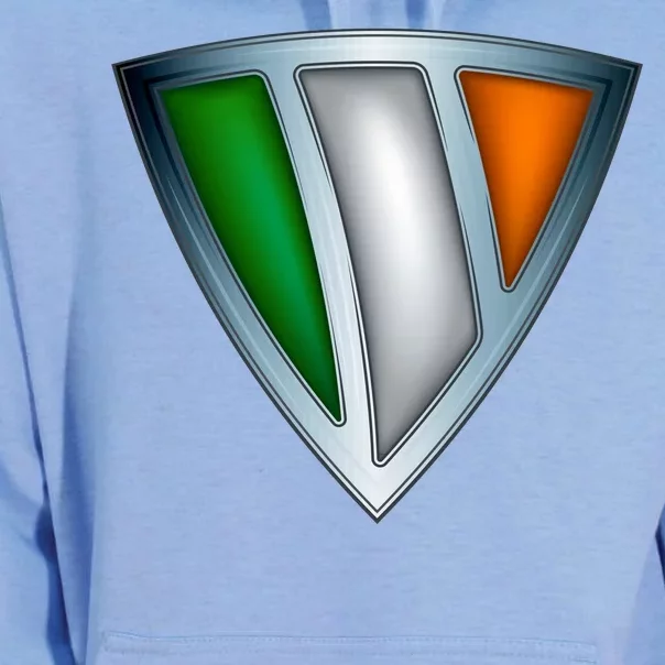 Super Irish Ireland Steel Shield Unisex Surf Hoodie