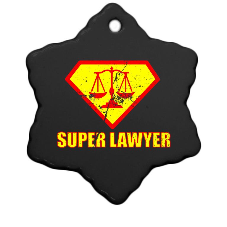 Super Lawyer Christmas Ornament