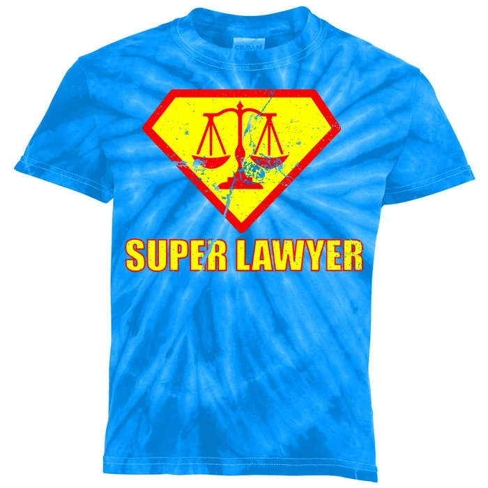 Super Lawyer Kids Tie-Dye T-Shirt