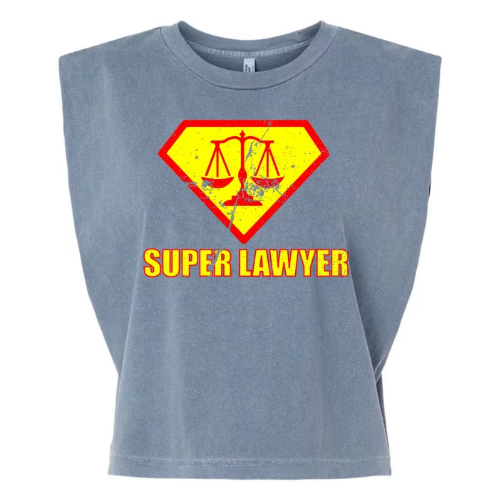 Super Lawyer Garment-Dyed Women's Muscle Tee