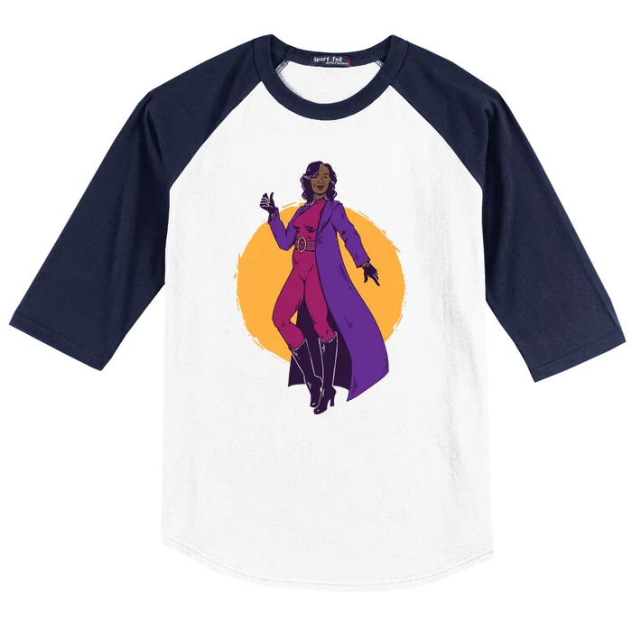 Super Michelle Obama Baseball Sleeve Shirt