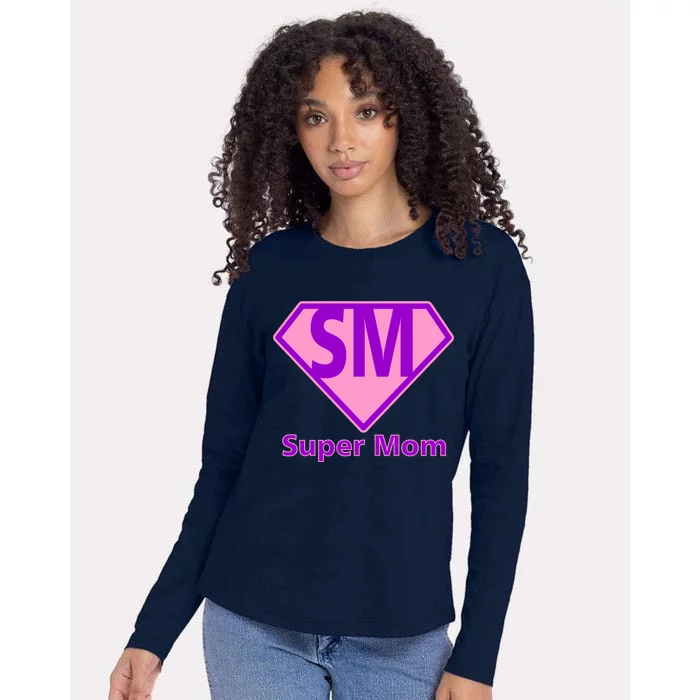 Super Mom Womens Cotton Relaxed Long Sleeve T-Shirt