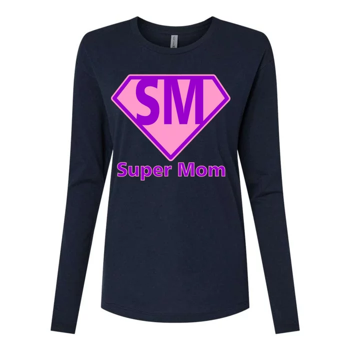 Super Mom Womens Cotton Relaxed Long Sleeve T-Shirt