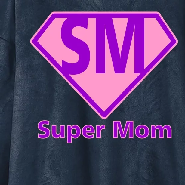 Super Mom Hooded Wearable Blanket