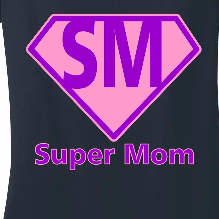 Super Mom Women's V-Neck T-Shirt