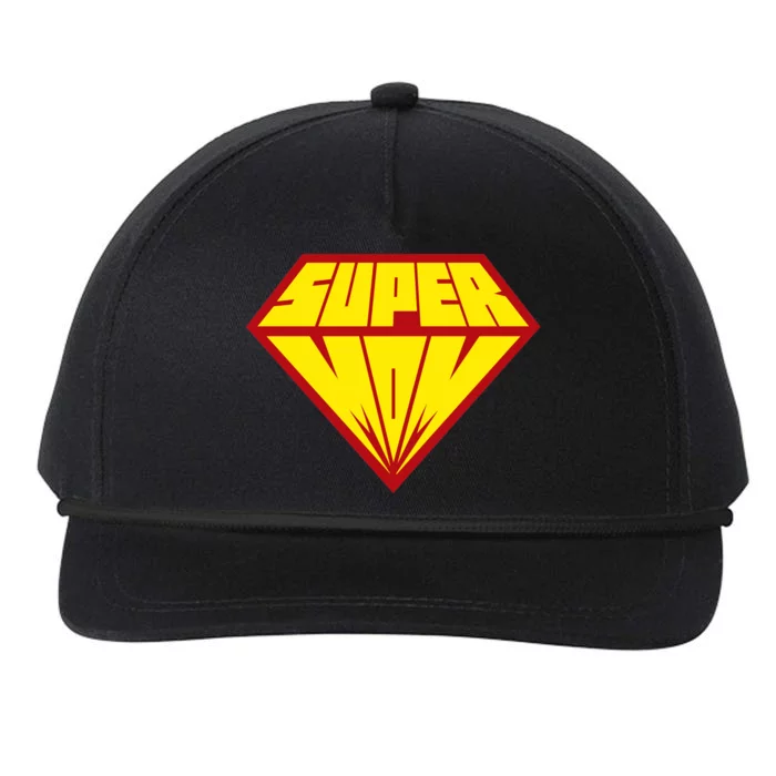 Super Mom Comic Superhero Snapback Five-Panel Rope Hat