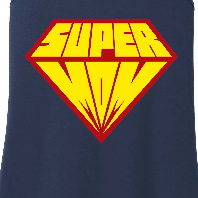 Super Mom Comic Superhero Ladies Essential Tank