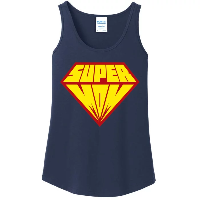 Super Mom Comic Superhero Ladies Essential Tank