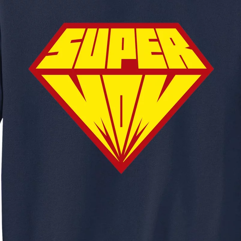 Super Mom Comic Superhero Tall Sweatshirt