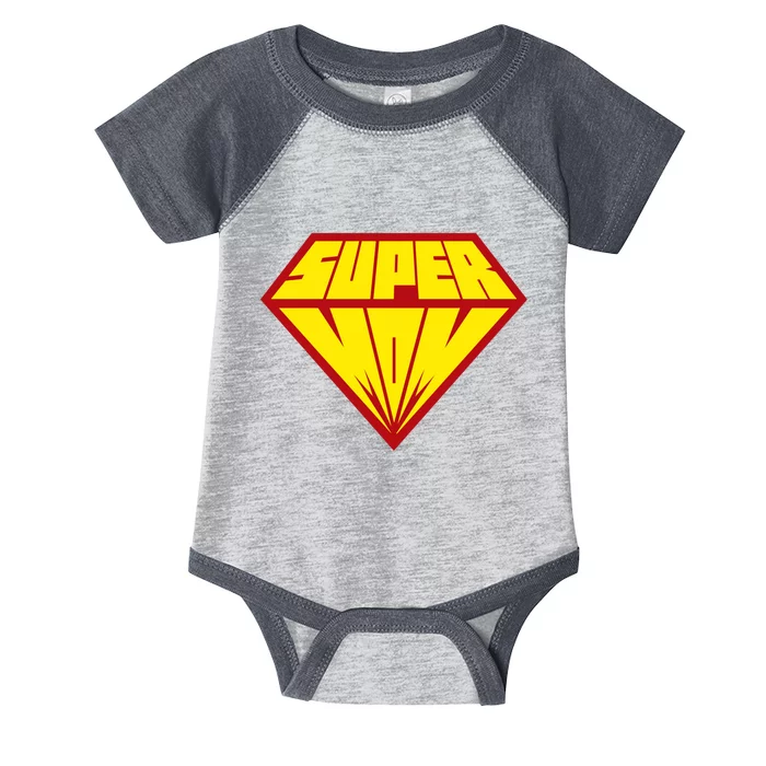 Super Mom Comic Superhero Infant Baby Jersey Bodysuit