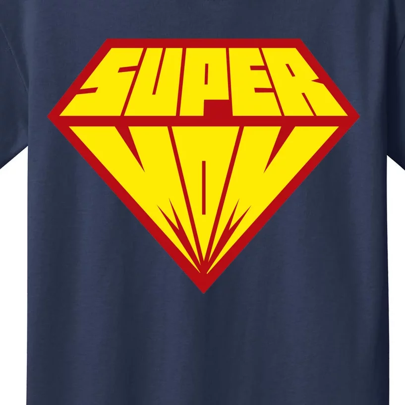 Super Mom Comic Superhero Kids T-Shirt