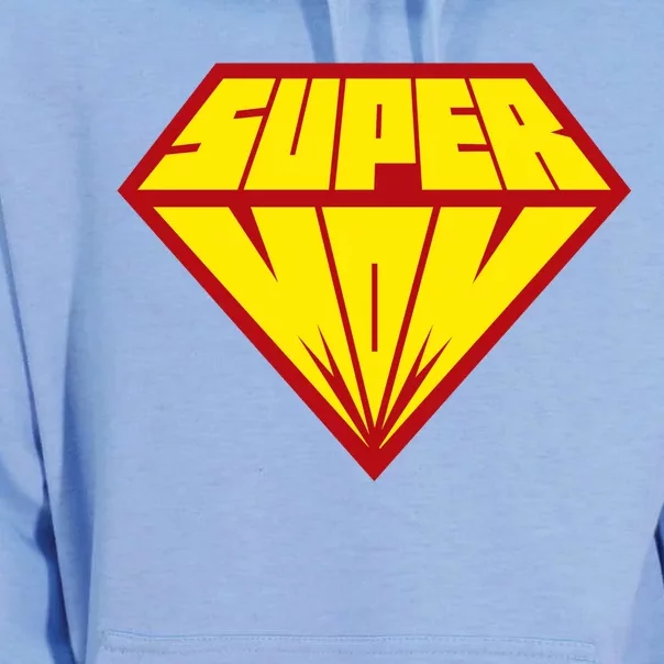 Super Mom Comic Superhero Unisex Surf Hoodie