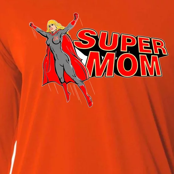 Super Mom Figure Cooling Performance Long Sleeve Crew