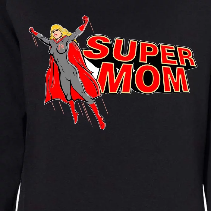 Super Mom Figure Womens California Wash Sweatshirt