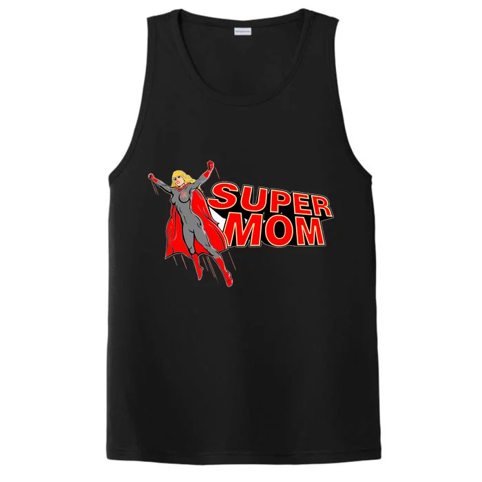 Super Mom Figure Performance Tank