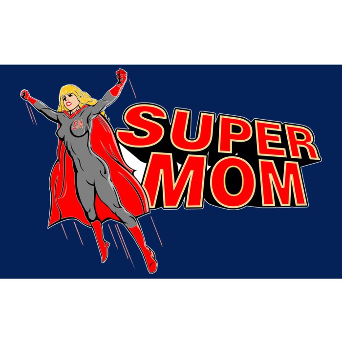 Super Mom Figure Bumper Sticker