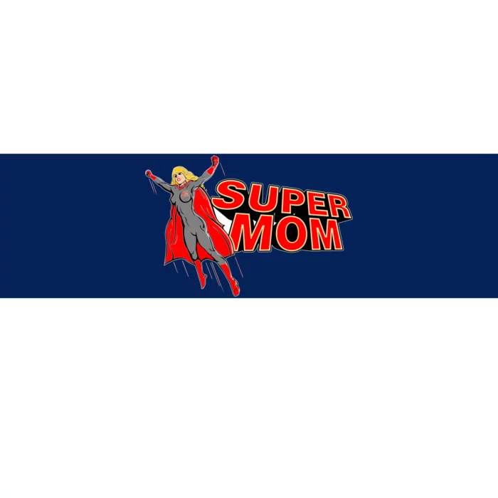 Super Mom Figure Bumper Sticker