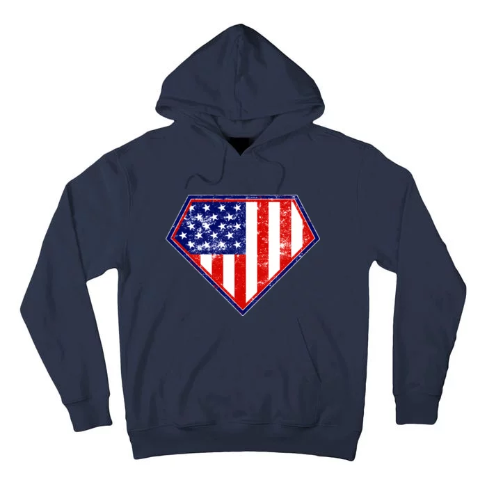 Super Patriot US Flag Tall Hoodie