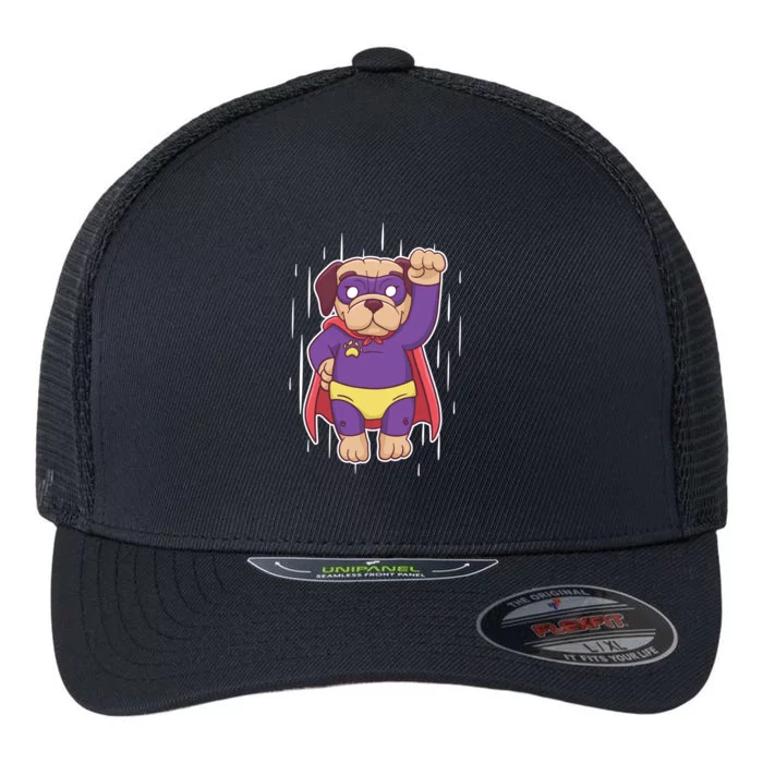 Super Pug Flexfit Unipanel Trucker Cap