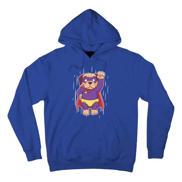 Super Pug Tall Hoodie