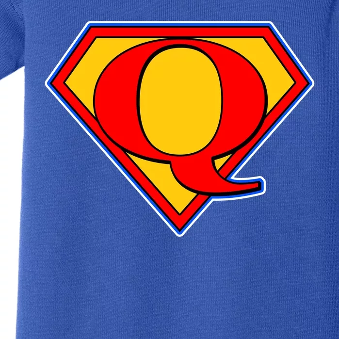 Super Qanon Logo Baby Bodysuit