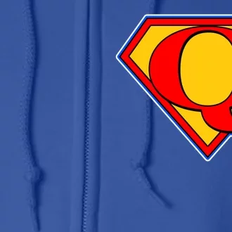 Super Qanon Logo Full Zip Hoodie