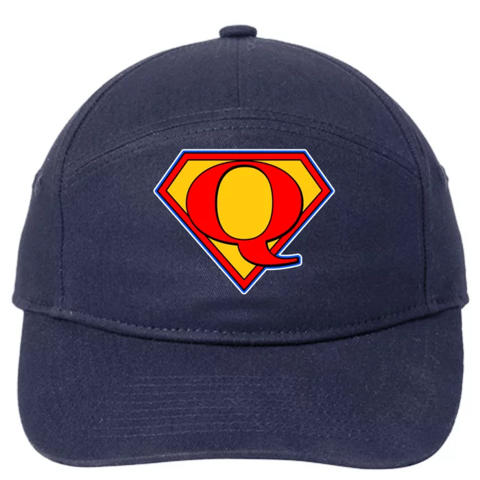 Super Qanon Logo 7-Panel Snapback Hat