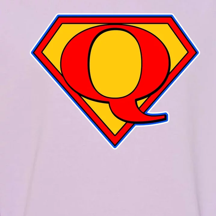 Super Qanon Logo Garment-Dyed Sweatshirt