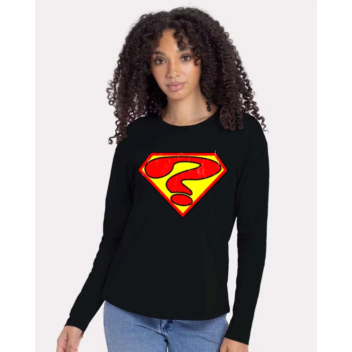 Super Question Retro Womens Cotton Relaxed Long Sleeve T-Shirt