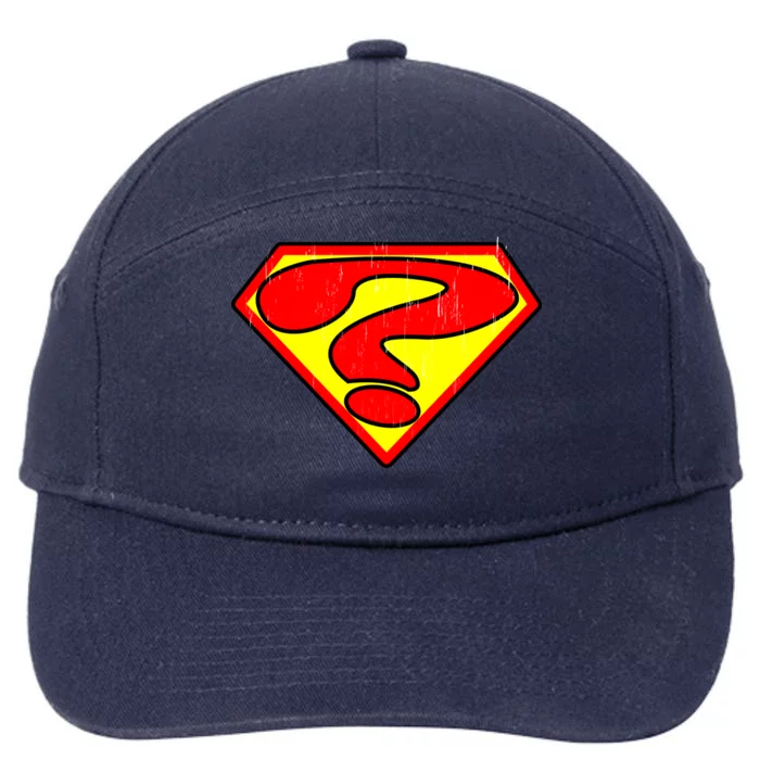 Super Question Retro 7-Panel Snapback Hat