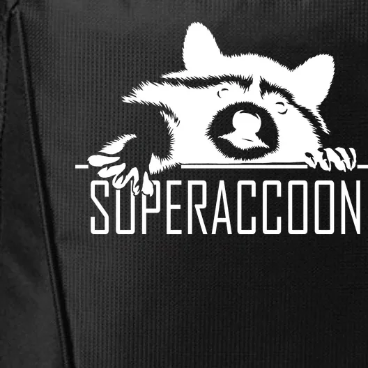 Super Raccoon Superraccon Trash Panda City Backpack