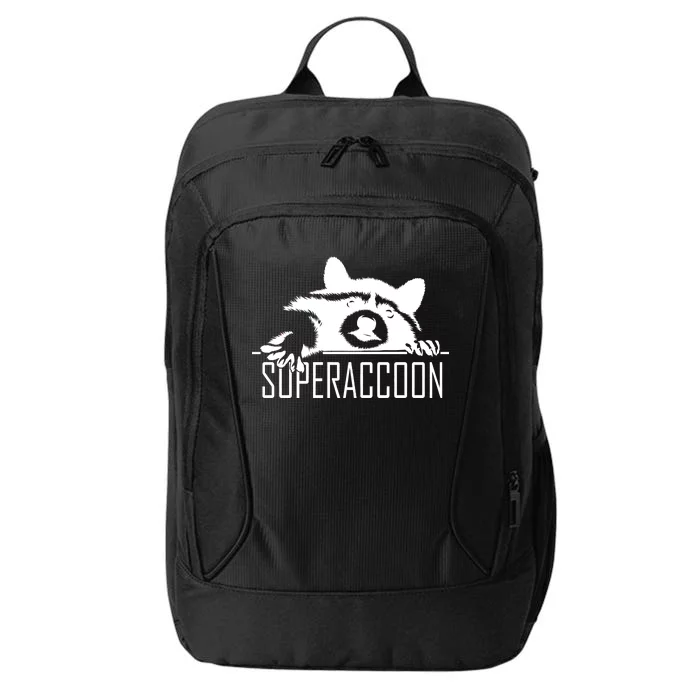 Super Raccoon Superraccon Trash Panda City Backpack